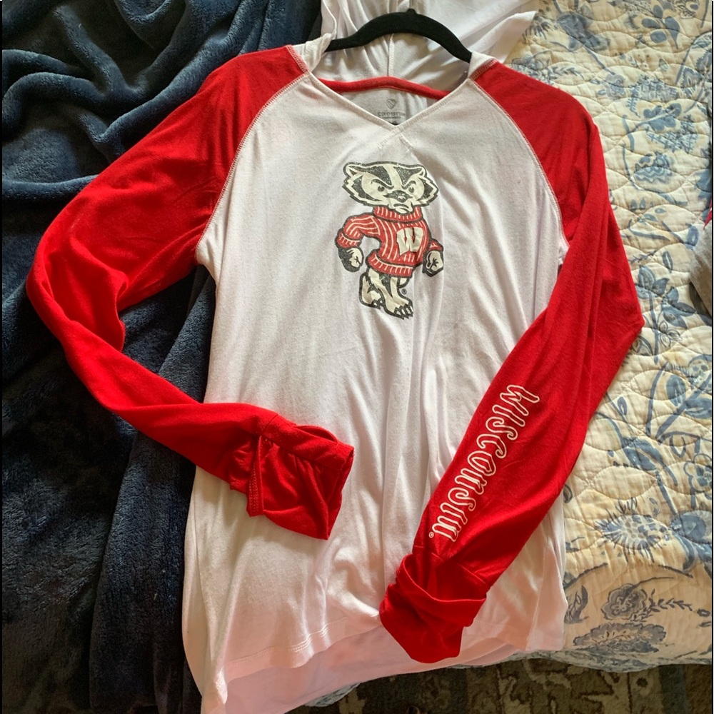 WISCONSIN BADGERS HOODIE T XL